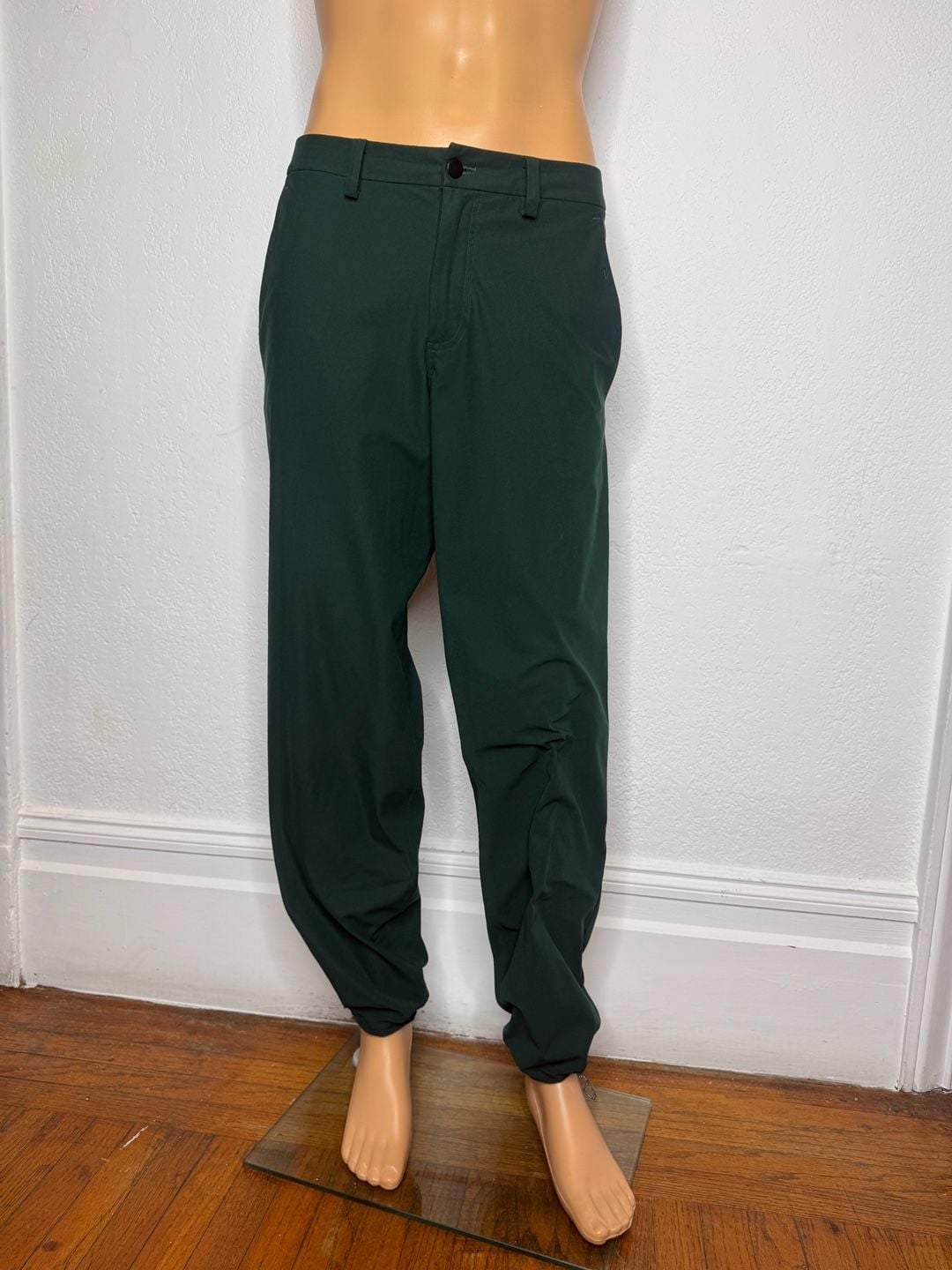 Lululemon Abc 34x32 Pants Slim Fit Performance Trousers Forest Green